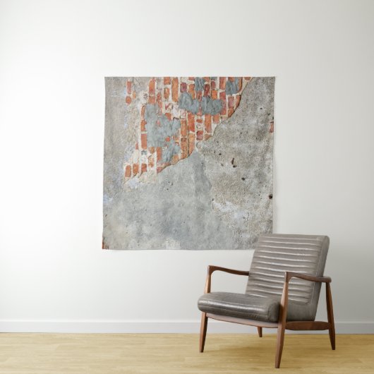 Bruine muur wandkleed (In Situ (horizontaal))