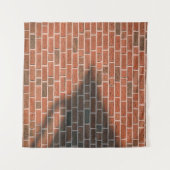 Bruine muur wandkleed (Voorkant (horizontaal))