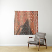 Bruine muur wandkleed (In Situ (horizontaal))