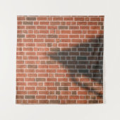 Bruine muur wandkleed (Voorkant)
