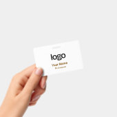 Bruine naam Tags Badges (Handheld)