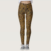 "Bruine namaakleren" Leggings (Voorkant)