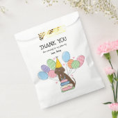 Bruine Napolitaanse Mastiff Hond Bedankzakje (Gezegeld)