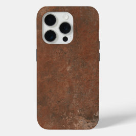 Bruine Natuurzand Stone iPhone 15 Pro Case