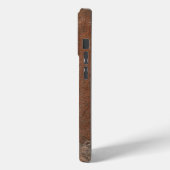 Bruine Natuurzand Stone Case-Mate iPhone Case (Achterkant / Links)