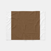 Bruine Nose Fleece Deken (Voorkant (Horizontaal))