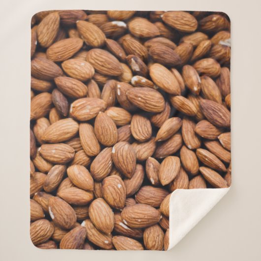 Bruine noten sherpa deken (Voorkant)