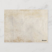  Bruine Oak Tree Fall Trouwtafel Nummer Briefkaart (Achterkant)