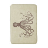  bruine octopus badmat (Voorkant Verticaal)