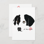 Bruine ogen blanco Kaart (Voorkant / Achterkant)