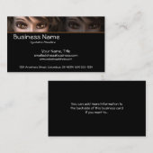 Bruine ogen D1 - Fantastische Visitekaartjes (Voorkant / Achterkant)