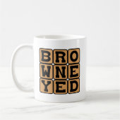 Bruine Ogen, Oogkleur Koffiemok (Links)