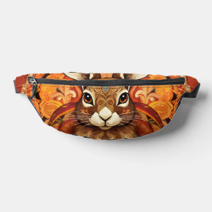 Bruine ogen Solarpunk Bunny Heuptasje