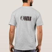 bruine OHH BOYS in zwart-wit T-shirt (Achterkant)