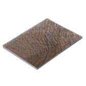 Bruine olifant in close-up fotografie notitieboek (Linkerzijde)