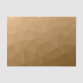 Bruine ombre-gradiënt geometrisch meshpatroon tissuepapier (Voorkant)