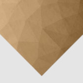 Bruine ombre-gradiënt geometrisch meshpatroon tissuepapier (Detail)