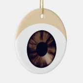 Bruine Oog Sieraad Keramisch Ornament (Rechts)
