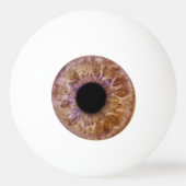 Bruine oogpongbal pingpongbal (Achterkant)