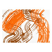 Bruine, Oranje Boho Earth Tone-kleuren Foto Afdruk (Voorkant)