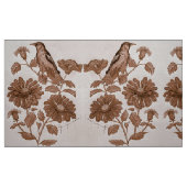 Bruine Oriole stof (Fat Quarter)