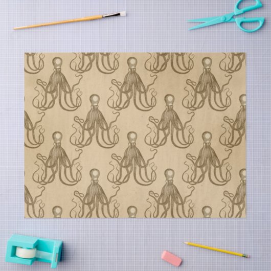  bruine otopusontvlechting tissuepapier (Craft)