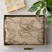 bruine otopusontvlechting tissuepapier (Geschenk)