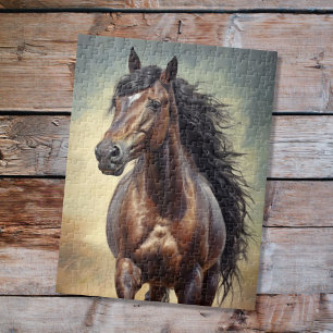 Bruine paard legpuzzel