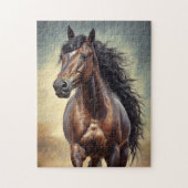 Bruine paard legpuzzel (Verticaal)