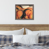 Bruine paarden canvas afdruk (Insitu (Slaapkamer))