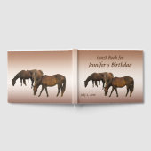Bruine paarden Dierensterfdag Gastenboek (Volledig)