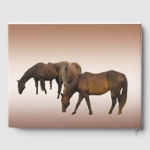 Bruine paarden Dierensterfdag Gastenboek (Achterkant)