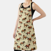 Bruine paarden Galloping Schort (Insitu)