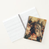 Bruine paarden notitieboek (Binnen)