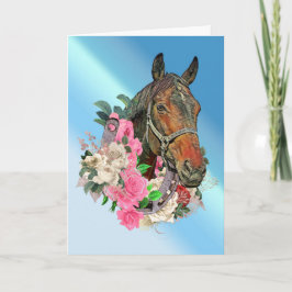Bruine Paardenkop en Rozen Kaart