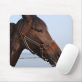 Bruine paardenkop muismat (Met muis)