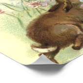  bruine paaskonijnen in korf, ZSSG Poster (Hoek)