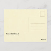  bruine paddenstoel briefkaart (Achterkant)