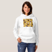 Bruine paddenstoelen hoodie (Voorkant volledig)