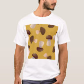 Bruine paddenstoelen t-shirt (Voorkant)