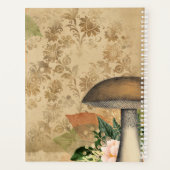 Bruine  paddenstoelklep planner (Achterkant)