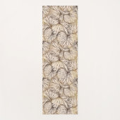 Bruine Palmen Yoga Mat (Voorkant)