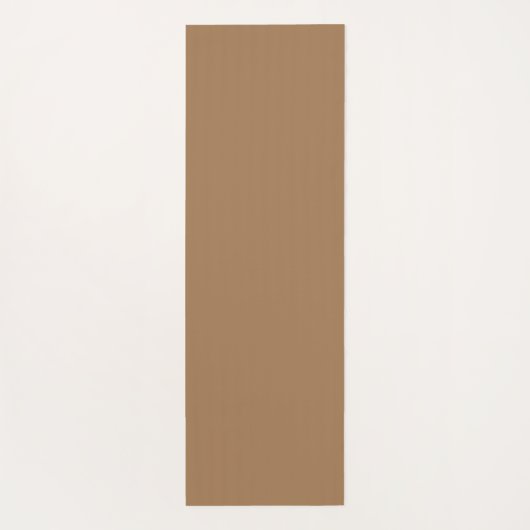 Bruine Palmen Yoga Mat (Achterkant)