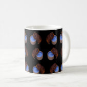 bruine parelhoenders, koffiemok (Voorkant rechts)