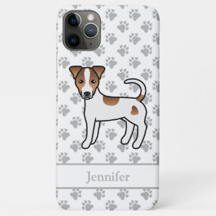 Bruine Parson Russell Terrier met gladde vacht & N Case-Mate iPhone Case