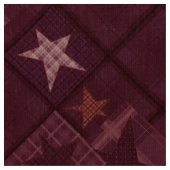 Bruine patchwork stof (Swatch)