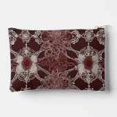 Bruine patronen AI-kunst Etui (Achterkant)