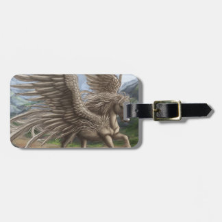 bruine pegasus.jpg bagagelabel