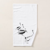 Bruine pelicaanse vogels Wildlife Harbour Bath Tow Bad Handdoek (Handdoek)