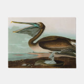 Bruine Pelican Birds of America Audubon Print Deurmat (Voorkant)